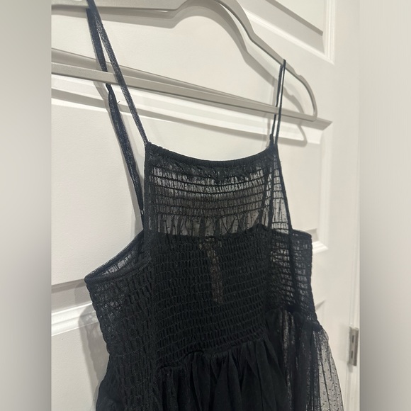 Free People Black Sheer Spaghetti Strap maxi Dress - Picture 5 of 17